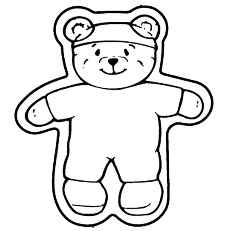 Magnet - Bear w/Clothing - Full Color