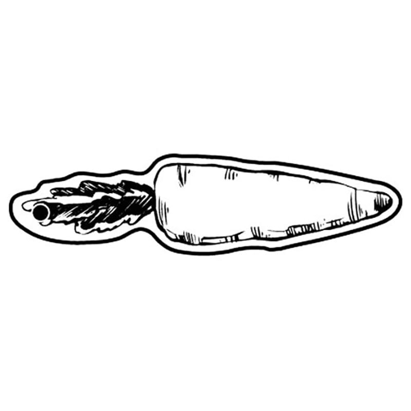 Carrot Key Tag - Spot Color | Imperial Promotions