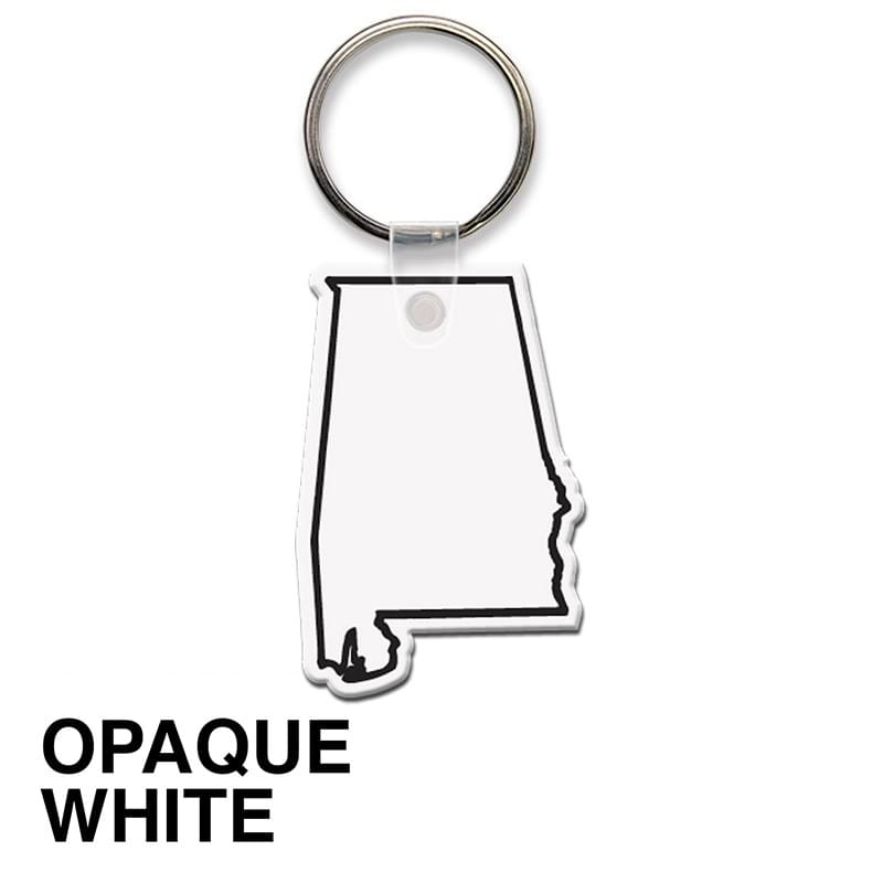 Alabama State Shape Key Tag (Spot Color)