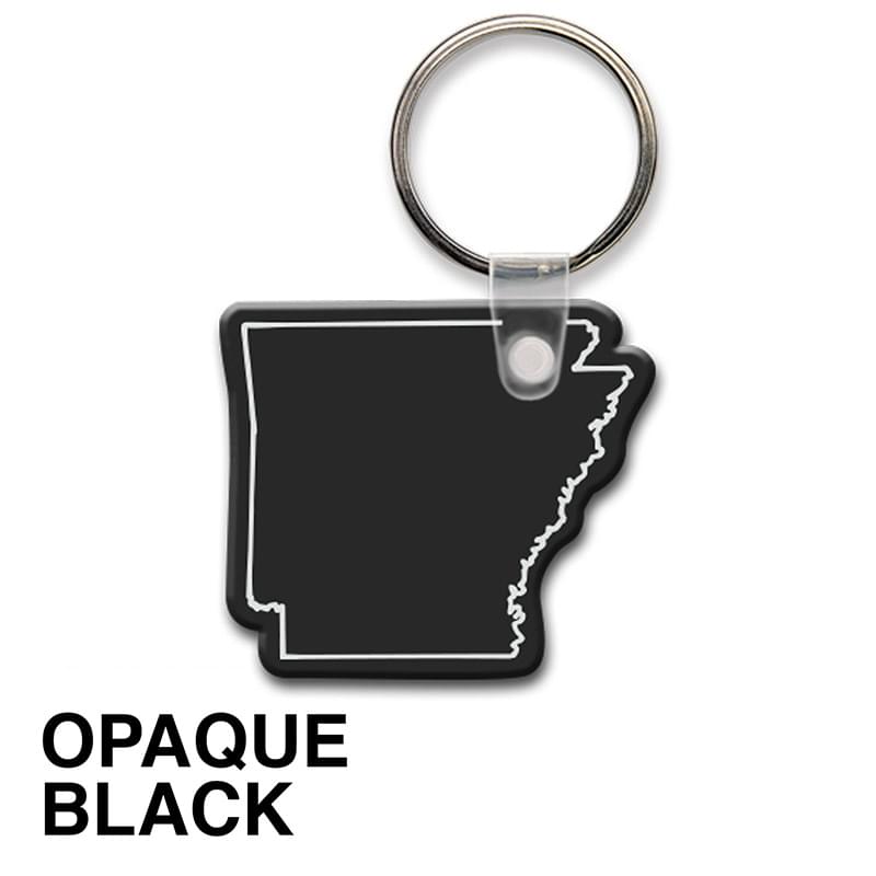Arkansas State Shape Key Tag (Spot Color)
