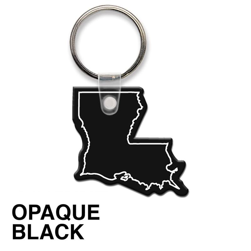 Louisiana State Shape Key Tag (Spot Color)