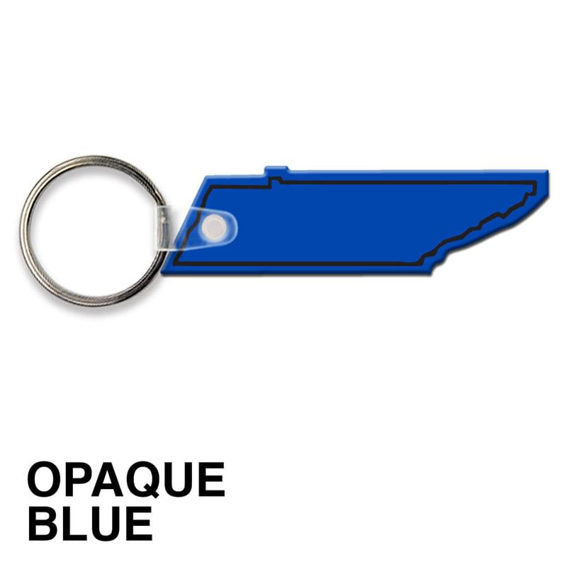 Tennessee State Shape Key Tag (Spot Color)