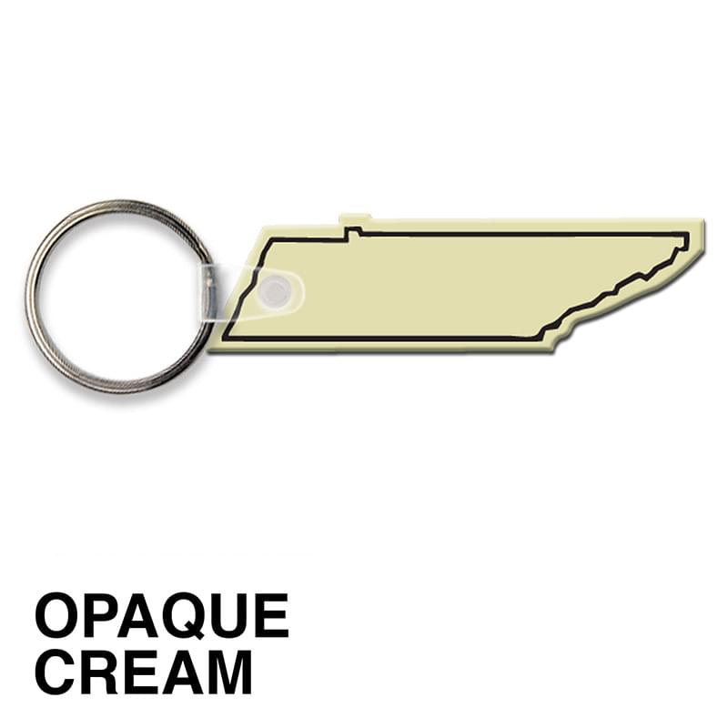 Tennessee State Shape Key Tag (Spot Color)