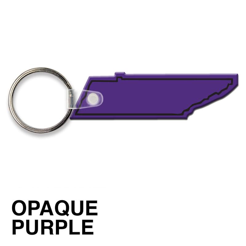 Tennessee State Shape Key Tag (Spot Color)