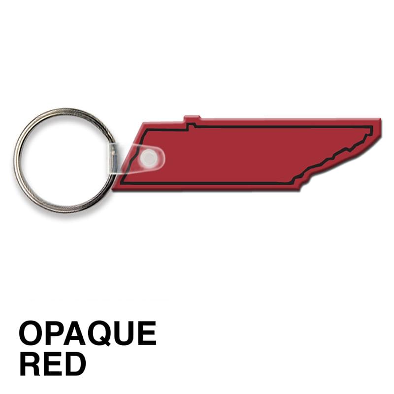 Tennessee State Shape Key Tag (Spot Color)