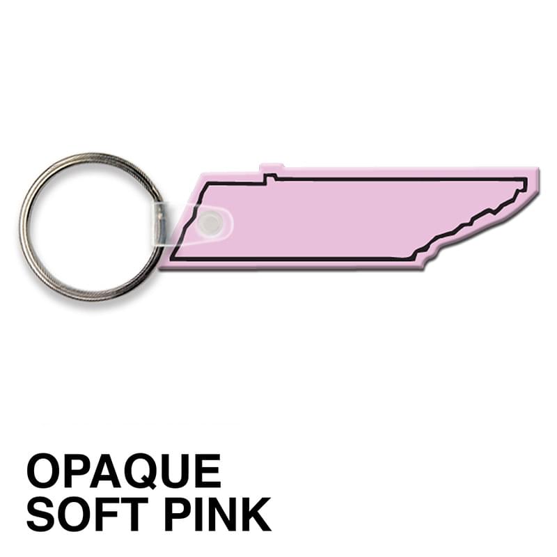Tennessee State Shape Key Tag (Spot Color)