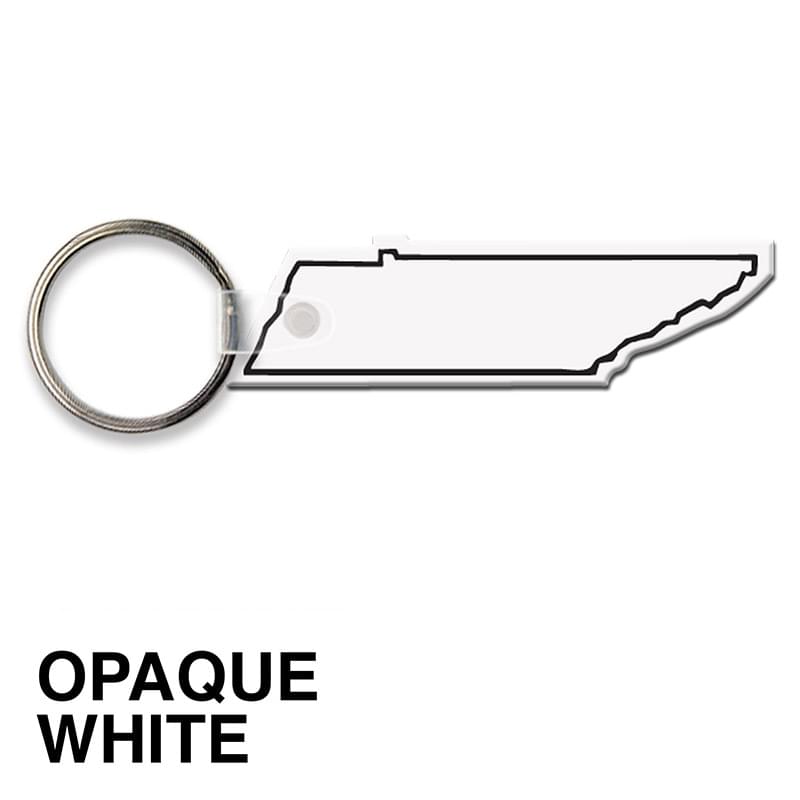 Tennessee State Shape Key Tag (Spot Color)