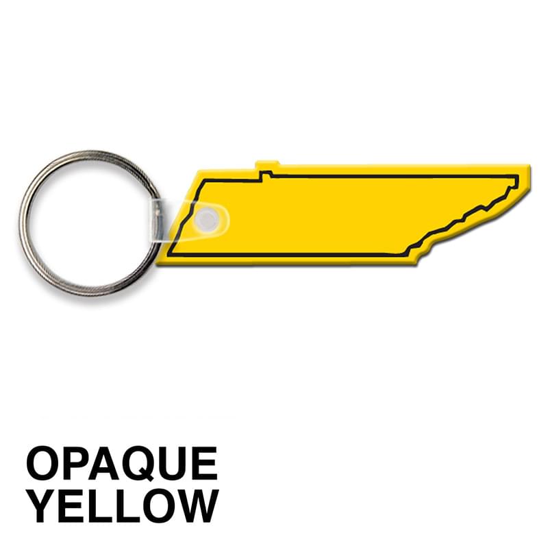 Tennessee State Shape Key Tag (Spot Color)