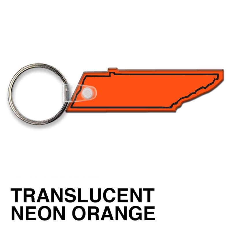 Tennessee State Shape Key Tag (Spot Color)