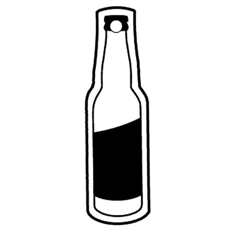 Beer Bottle Key Tag (Spot Color)