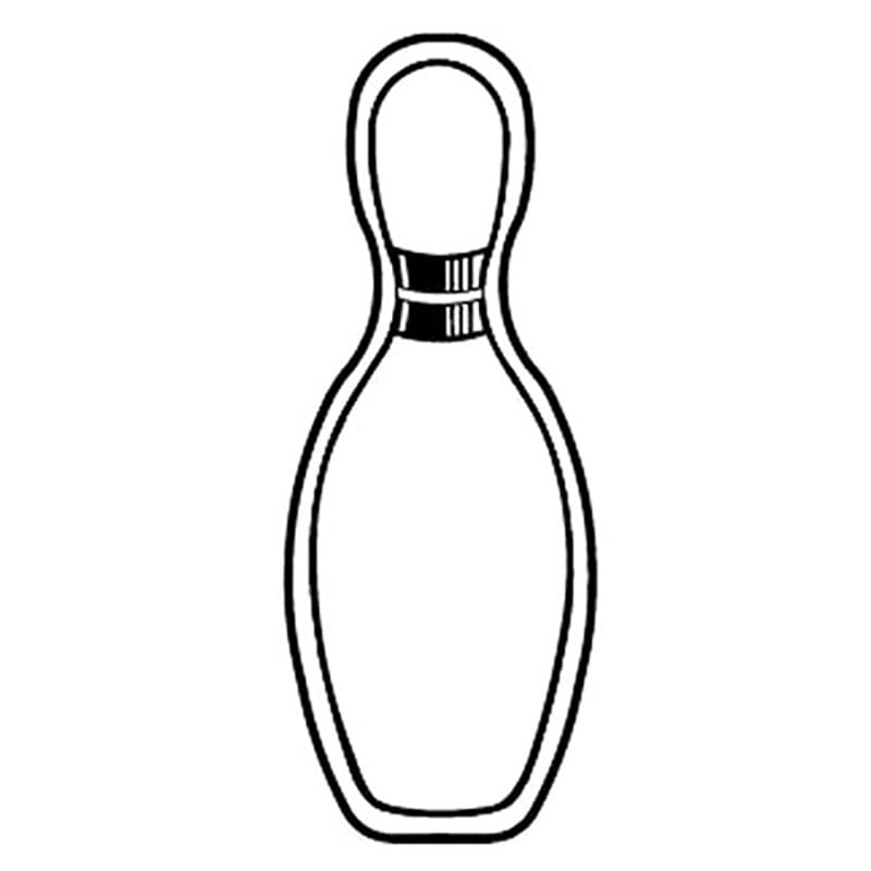 Magnet - Bowling Pin - Full Color