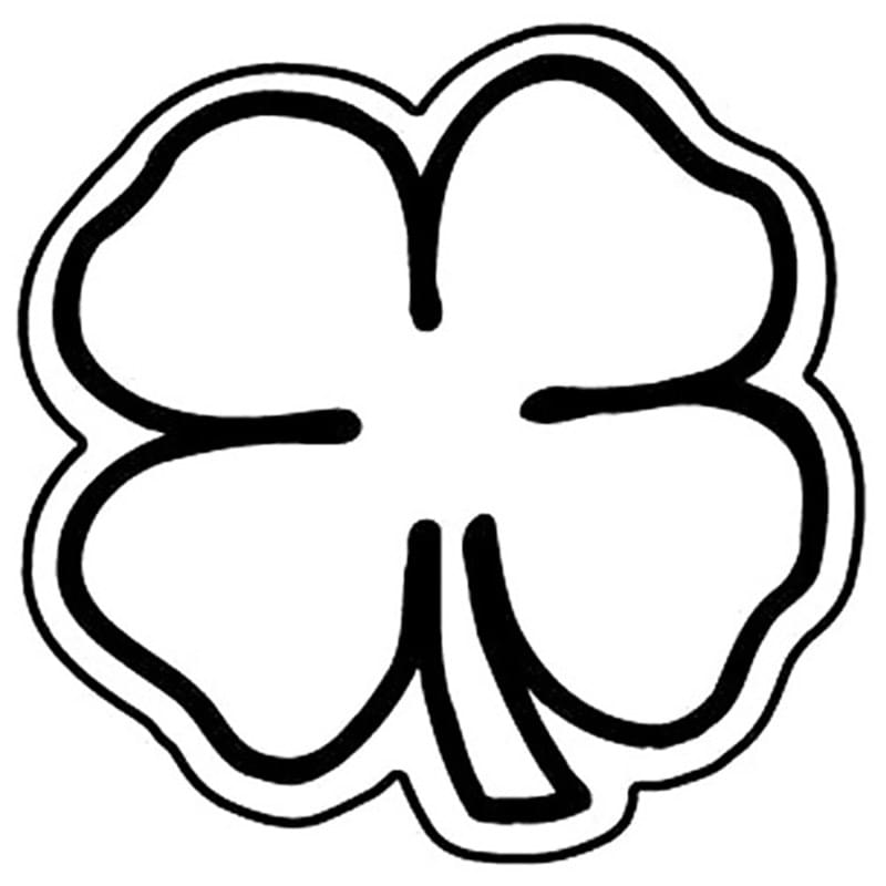 4 Leaf Clover Magnet - Full Color