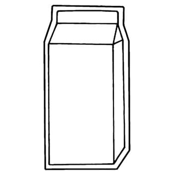 Milk Container Magnet - Full Color
