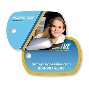 Standard Oval Key Tag - Full Color