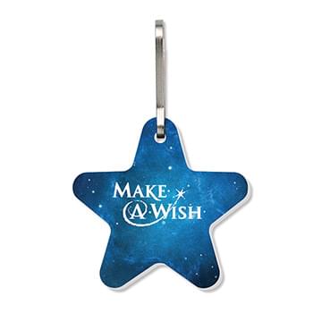Large Star Bag & Luggage Tag (Zipper Pull) - Full Color