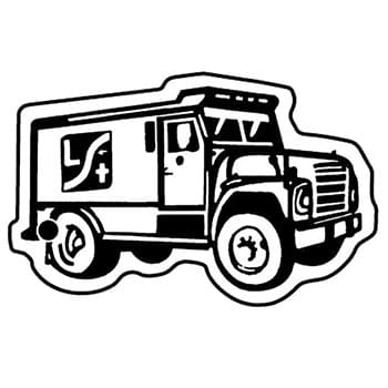 Armored Truck 2 Key Tag - Spot Color