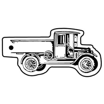 Antique Pickup Truck Key Tag - Spot Color
