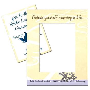 30 Mil Rectangle Center Picture Frame Magnet - Full Color