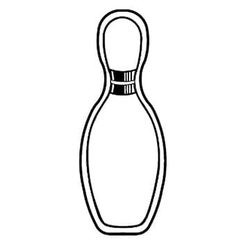 Magnet - Bowling Pin - Full Color